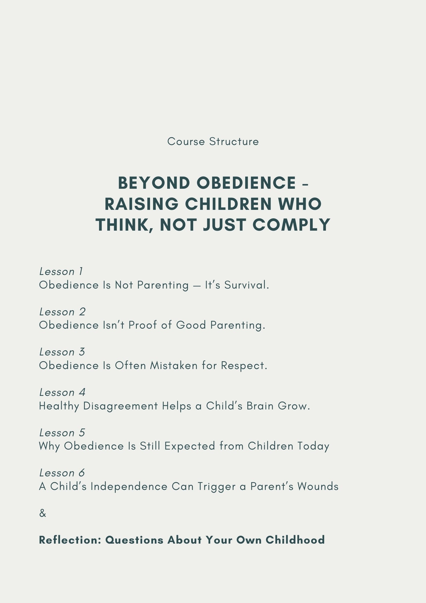 Forcing Obedience Is Dangerous