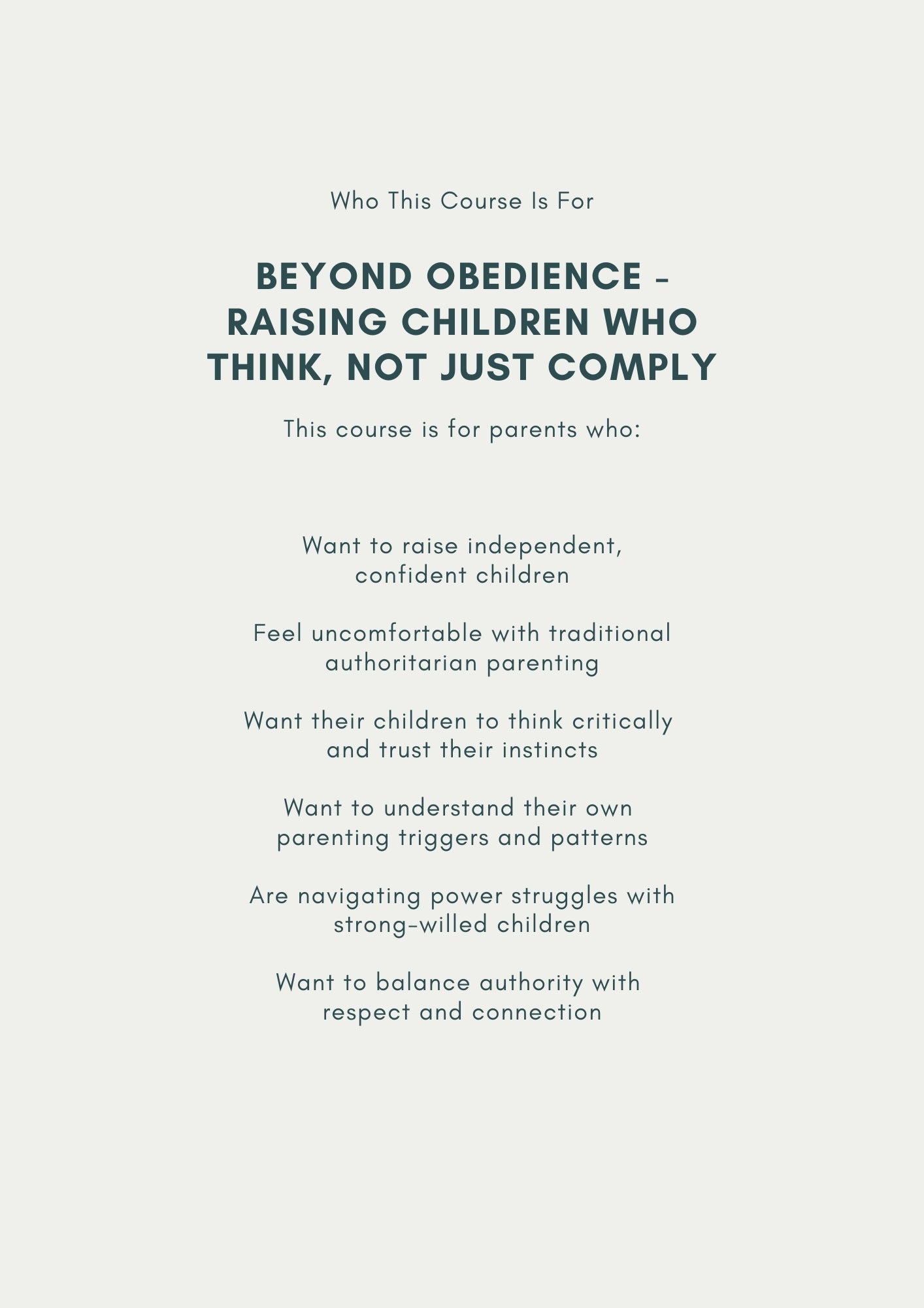 Forcing Obedience Is Dangerous